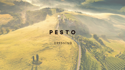 Dressing – Pesto dressing