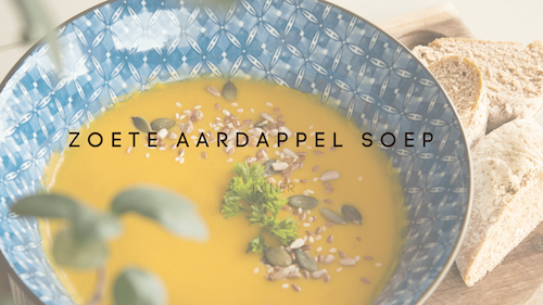 Soep – Zoete aardappel soep